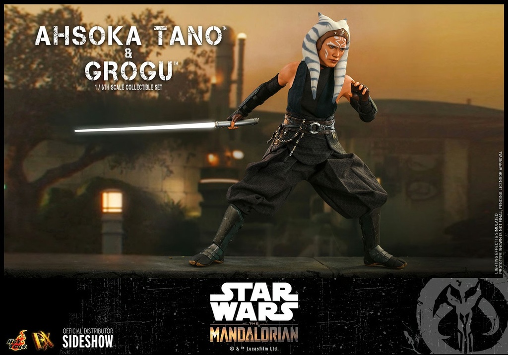 Ahsoka Tano and Grogu The Mandalorian - HOT TOYS