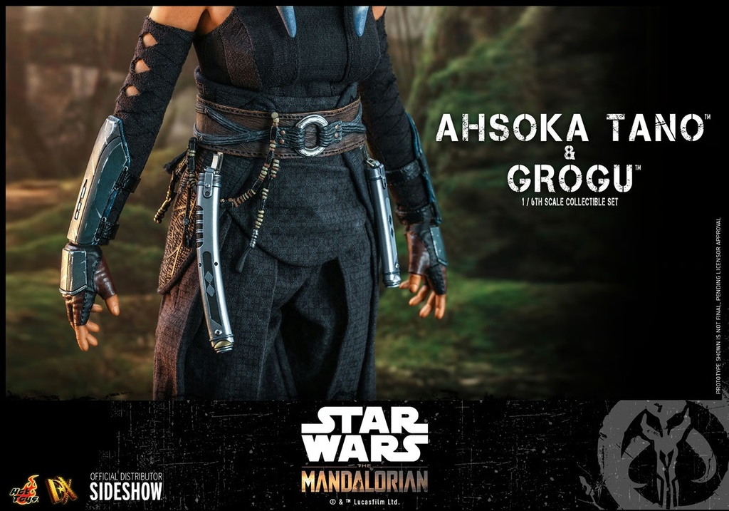 Ahsoka Tano and Grogu The Mandalorian - HOT TOYS