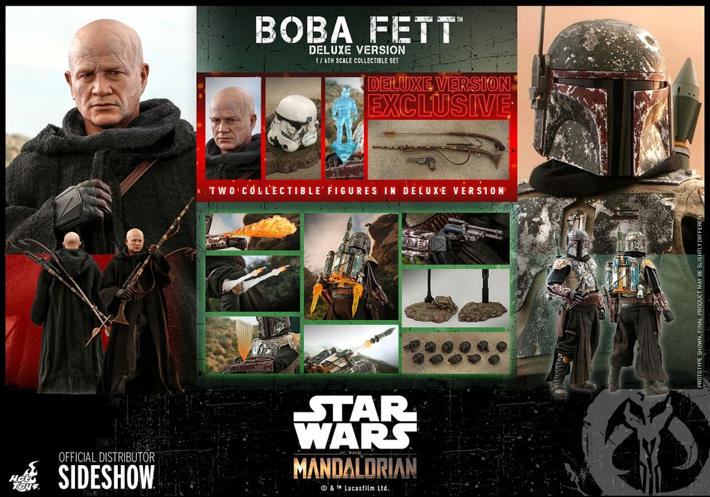 Boba Fett (Deluxe Version) Star Wars: The Mandalorian – HOT TOYS