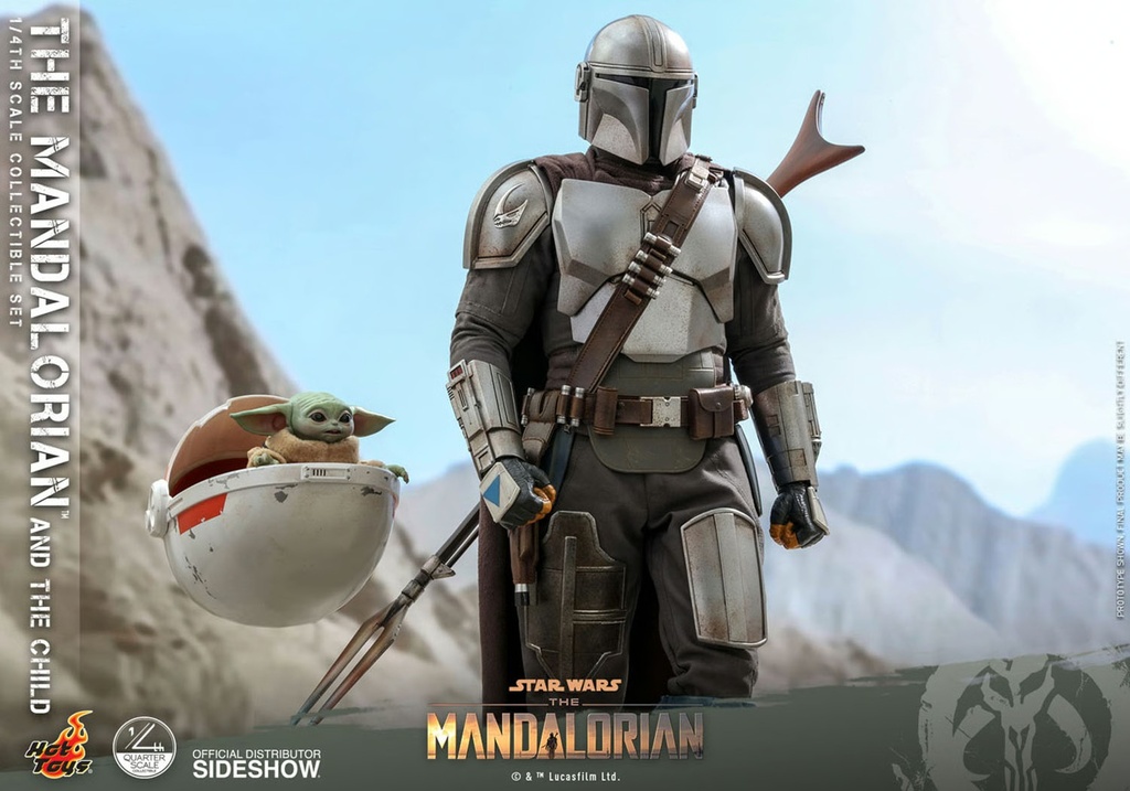 The Mandalorian and The Child The Mandalorian - Quarter Scale - HOT TOYS