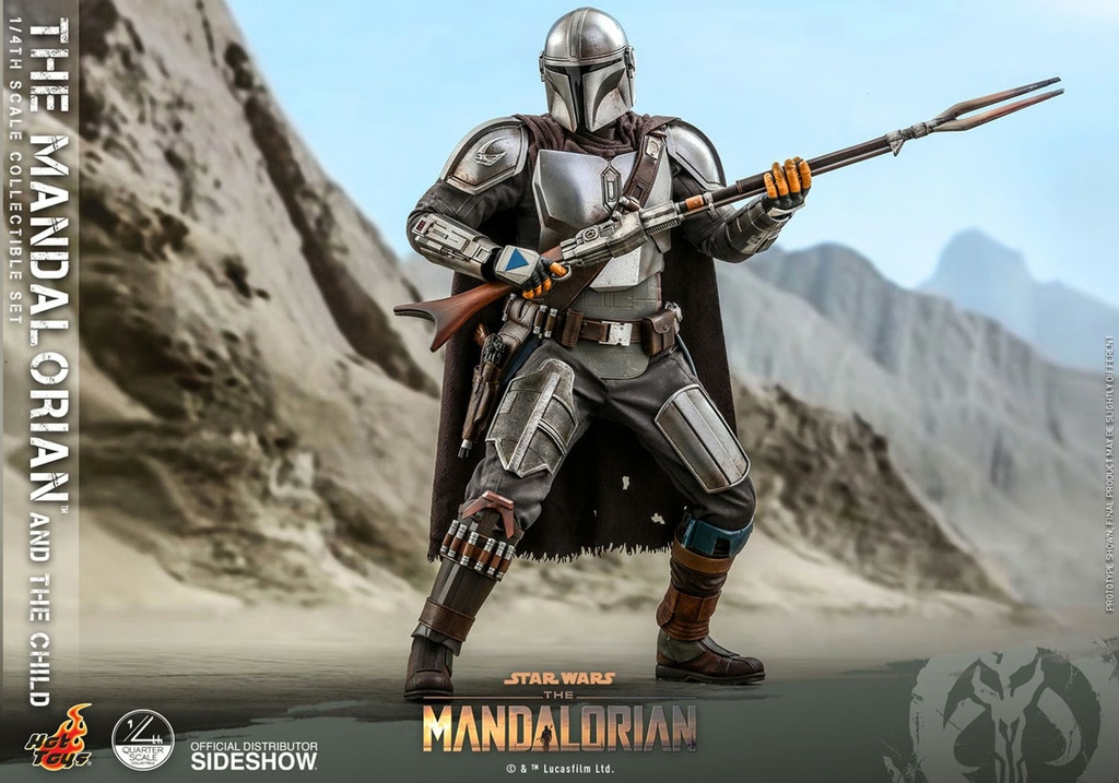 The Mandalorian and The Child The Mandalorian - Quarter Scale - HOT TOYS