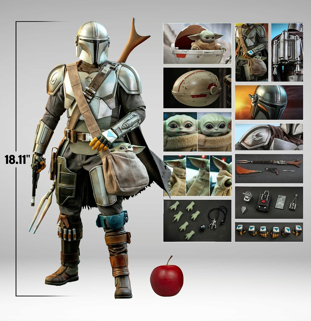 The Mandalorian and The Child The Mandalorian - Quarter Scale - HOT TOYS