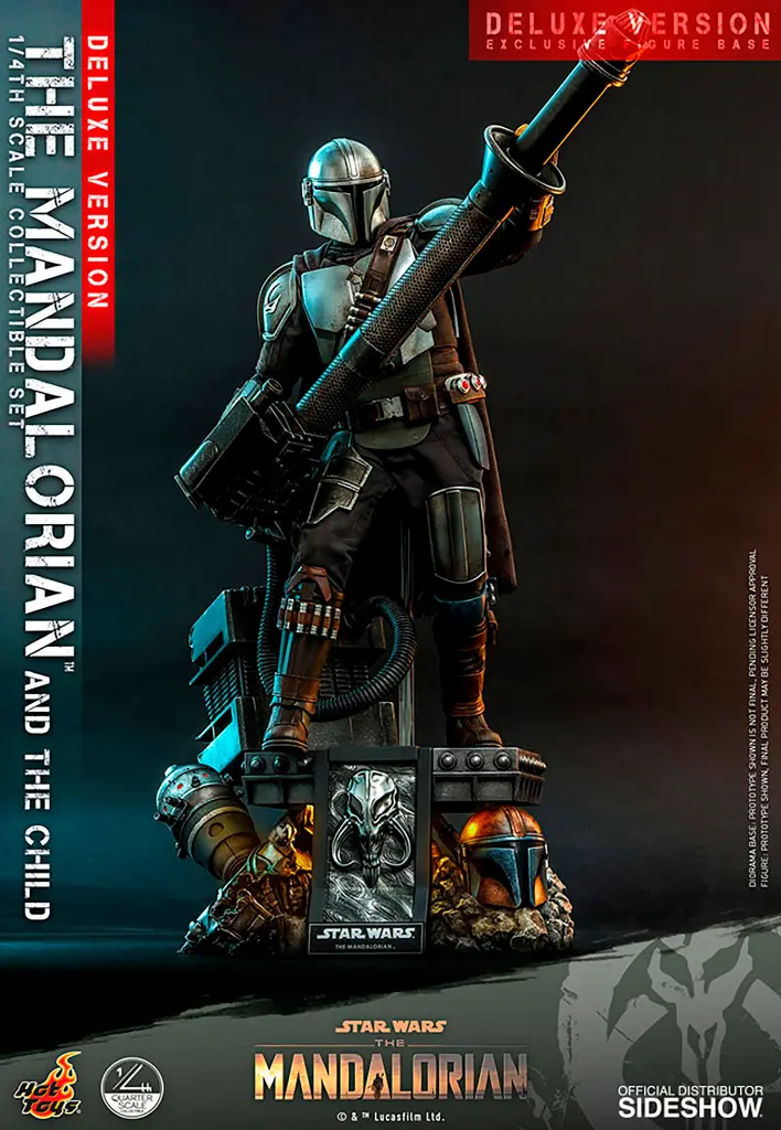 The Mandalorian and The Child (Deluxe) Quarter Scale - HOT TOYS