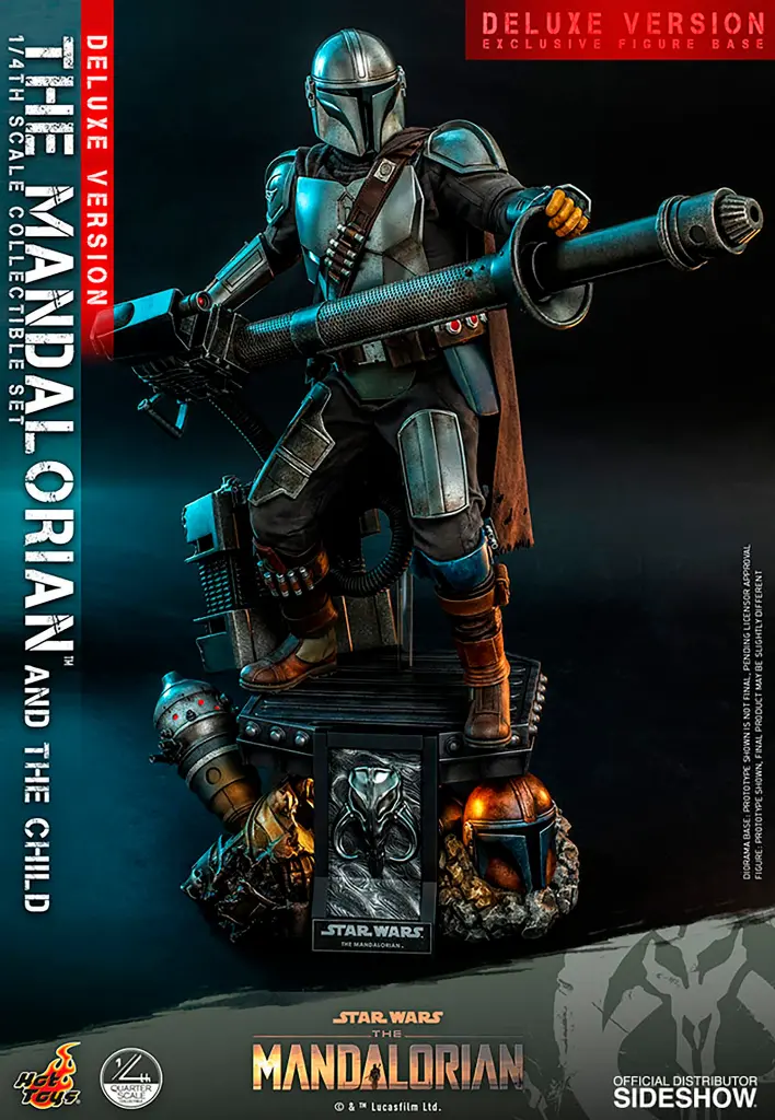 The Mandalorian and The Child (Deluxe) Quarter Scale - HOT TOYS