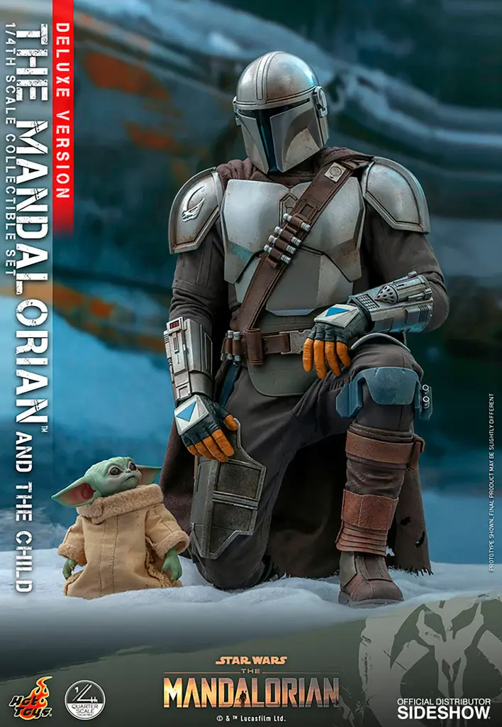 The Mandalorian and The Child (Deluxe) Quarter Scale - HOT TOYS