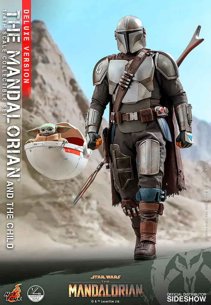 The Mandalorian and The Child (Deluxe) Quarter Scale - HOT TOYS