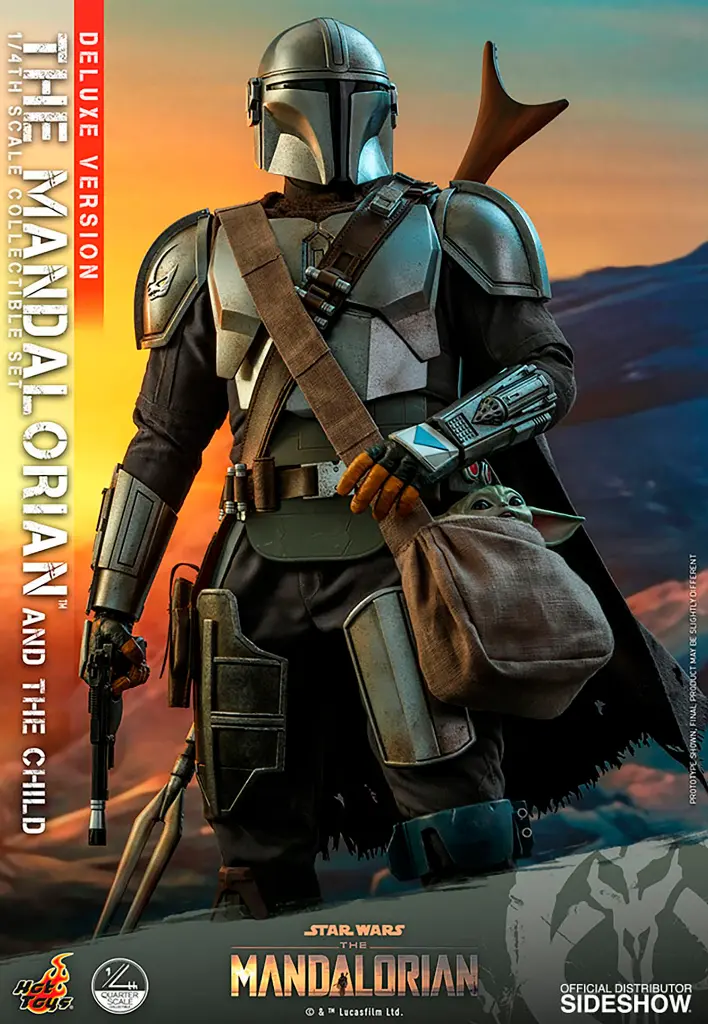 The Mandalorian and The Child (Deluxe) Quarter Scale - HOT TOYS