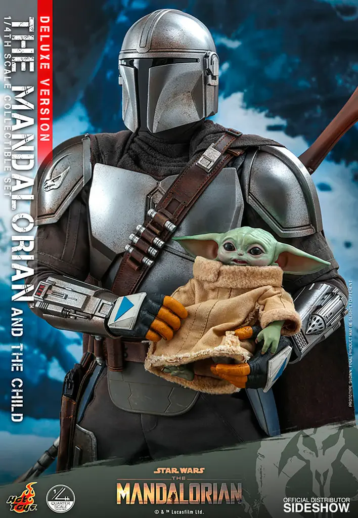 The Mandalorian and The Child (Deluxe) Quarter Scale - HOT TOYS