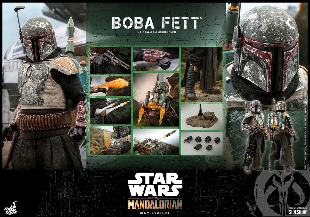 Boba Fett Star Wars: The Mandalorian - HOT TOYS