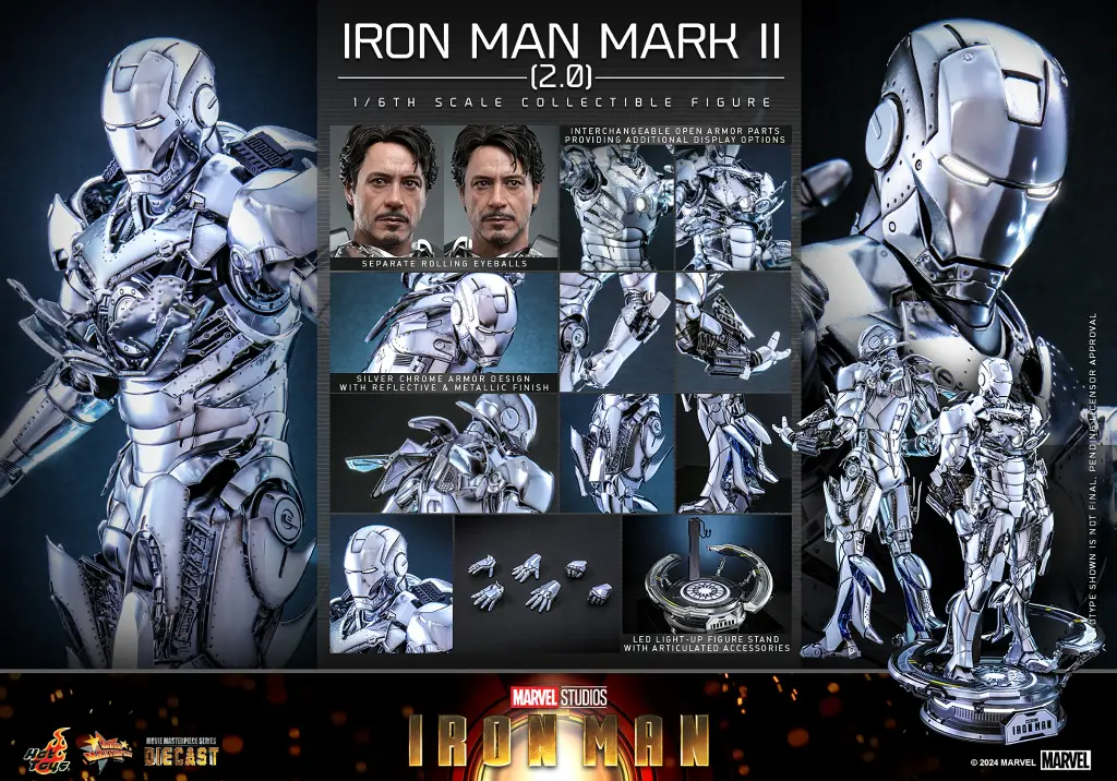 Iron Man Mark II (2.0) - HOT TOYS - PREVENTA