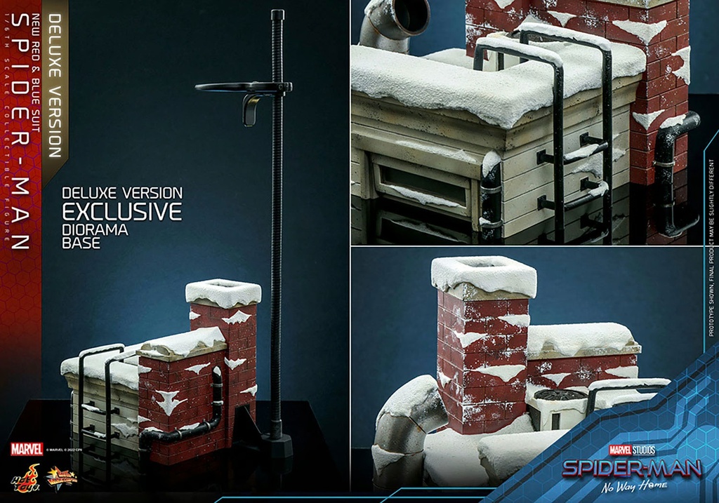 Spider- Man (New Red and Blue Suit) (Deluxe Version) "Spider-Man No Way Home" - HOT TOYS
