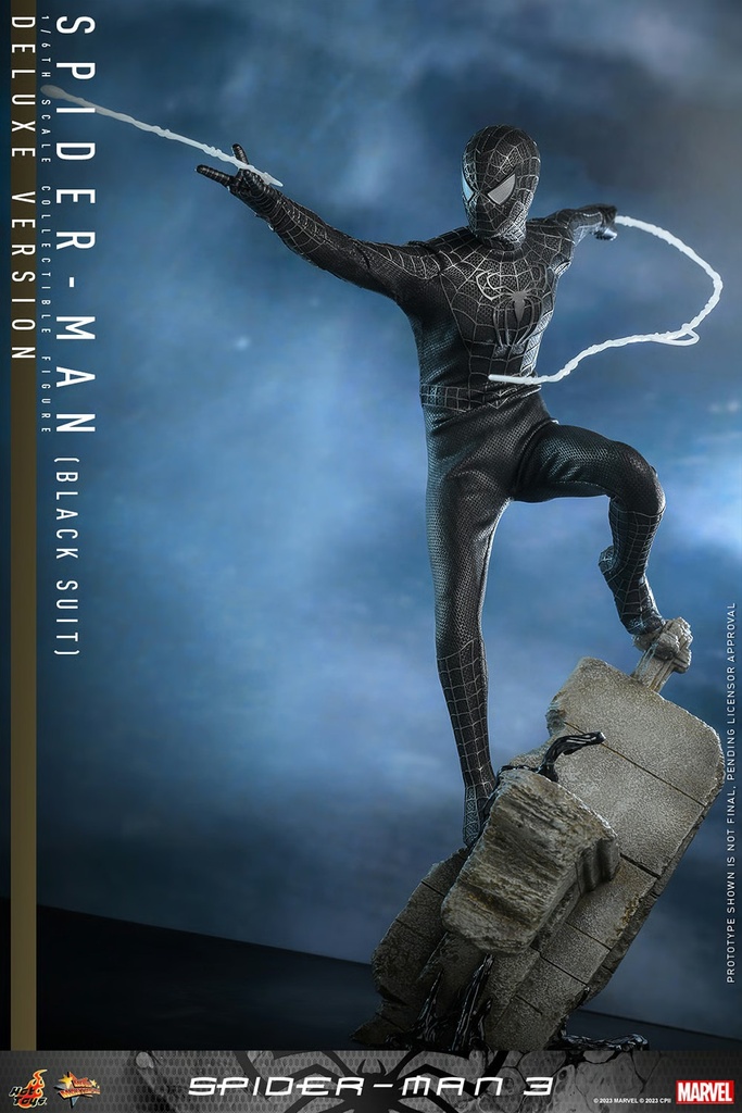 Spider-Man (Black Suit) Deluxe Version – Spider Man 3  – HOT TOYS – PREVENTA