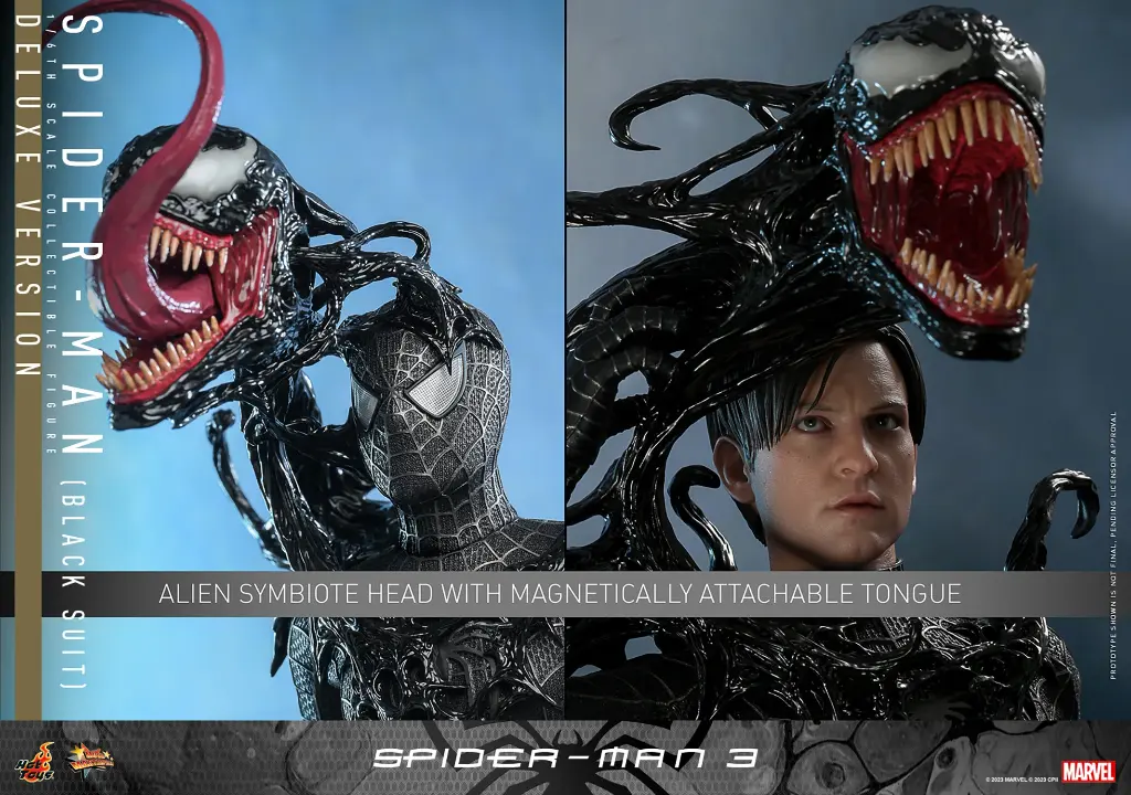 Spider-Man (Black Suit) Deluxe Version – Spider Man 3  – HOT TOYS – PREVENTA