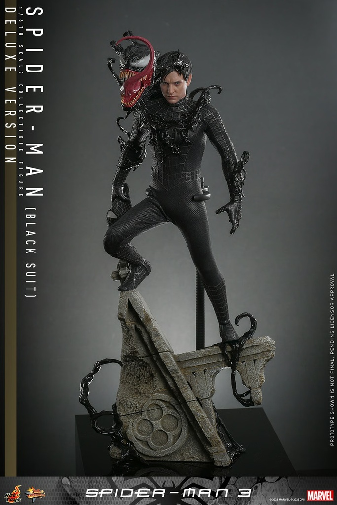 Spider-Man (Black Suit) Deluxe Version – Spider Man 3  – HOT TOYS – PREVENTA