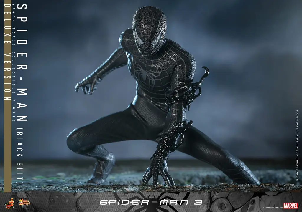 Spider-Man (Black Suit) Deluxe Version – Spider Man 3  – HOT TOYS – PREVENTA