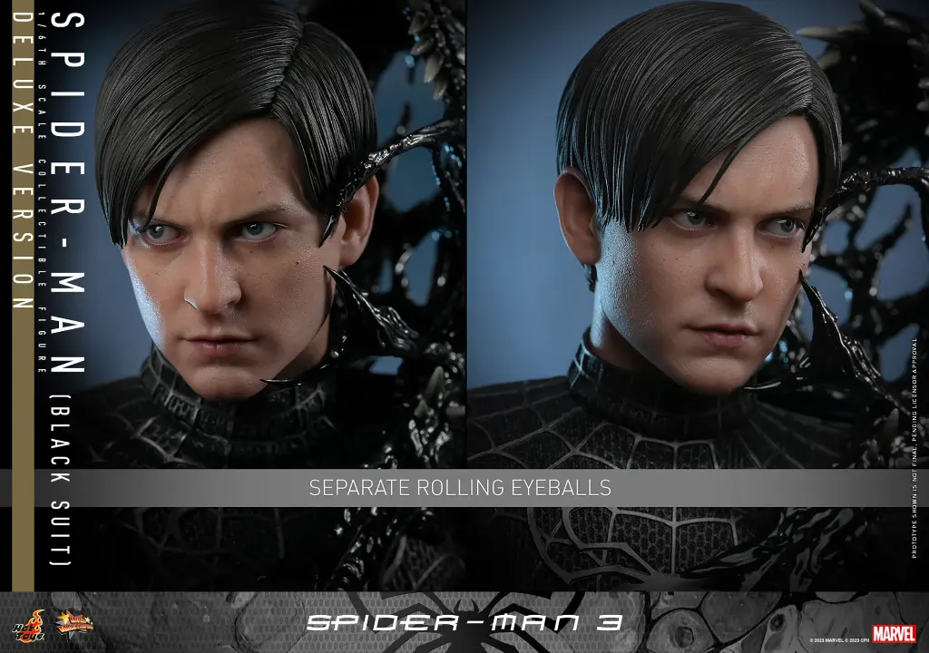 Spider-Man (Black Suit) Deluxe Version – Spider Man 3  – HOT TOYS – PREVENTA
