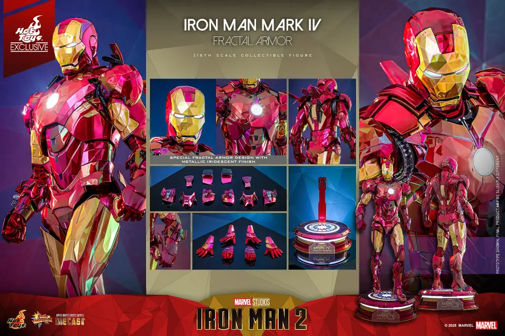 Iron Man Mark IV (Fractal Armor) EXCLUSIVE - HOT TOYS - PREVENTA