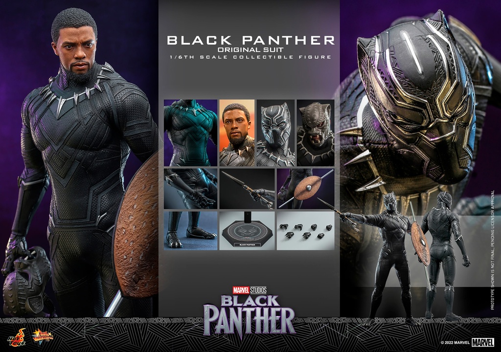 Black Panther (Original Suit) "Marvel Studios" HOT TOYS
