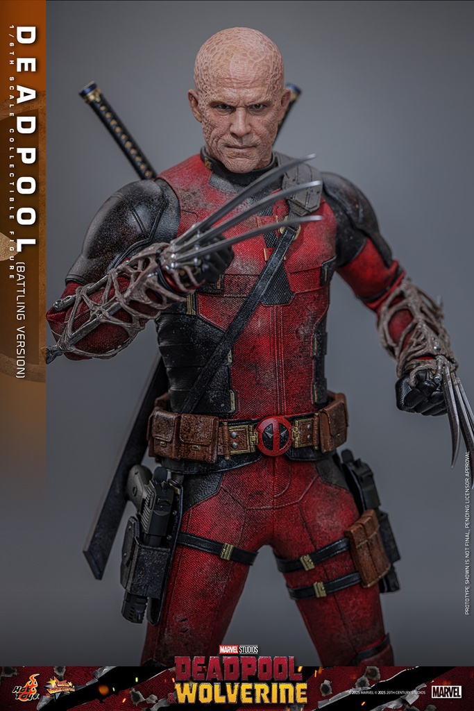 Deadpool (Battling Version) "Deadpool & Wolverine" HOT TOYS – PREVENTA
