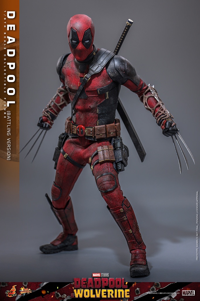 Deadpool (Battling Version) "Deadpool & Wolverine" HOT TOYS – PREVENTA