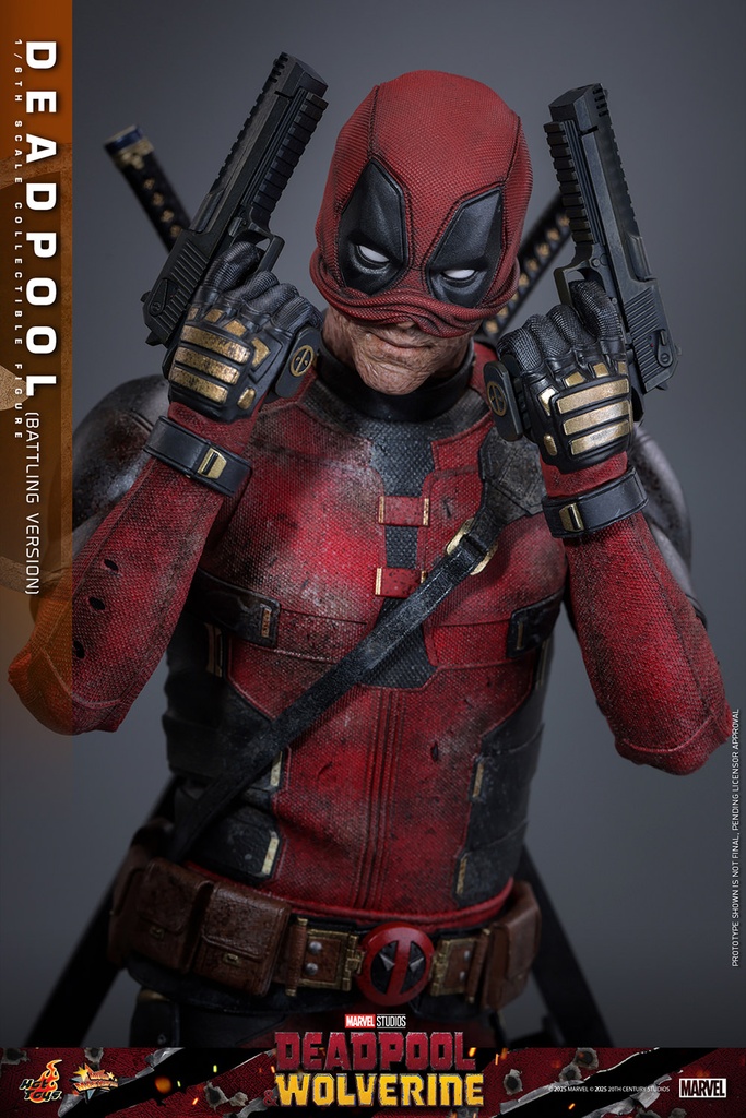 Deadpool (Battling Version) "Deadpool & Wolverine" HOT TOYS – PREVENTA
