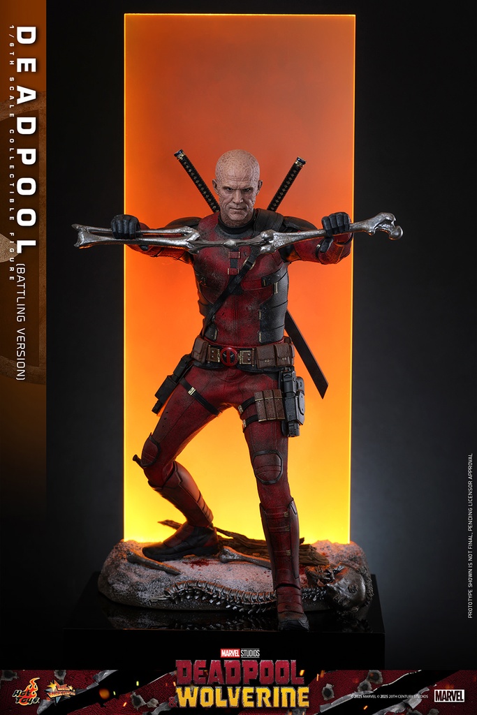 Deadpool (Battling Version) "Deadpool & Wolverine" HOT TOYS – PREVENTA