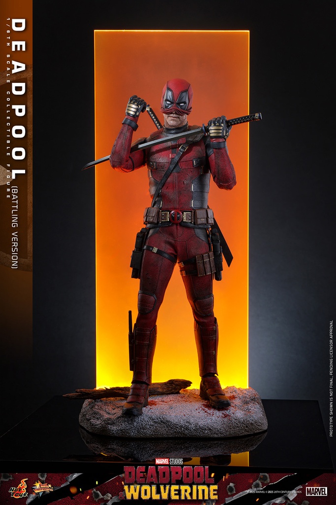 Deadpool (Battling Version) "Deadpool & Wolverine" HOT TOYS – PREVENTA