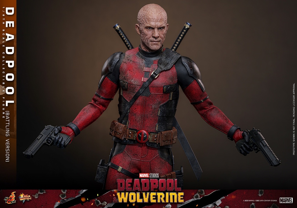Deadpool (Battling Version) "Deadpool & Wolverine" HOT TOYS – PREVENTA