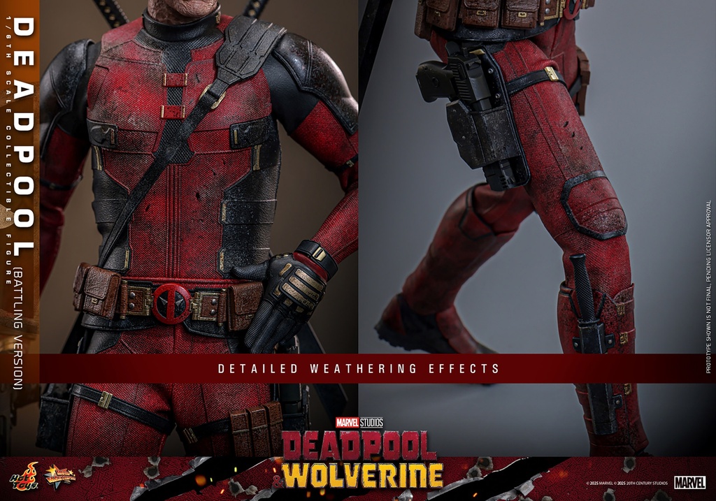 Deadpool (Battling Version) "Deadpool & Wolverine" HOT TOYS – PREVENTA