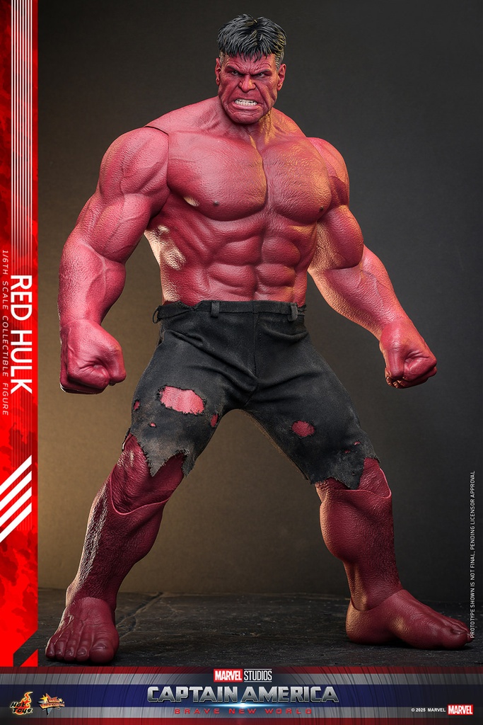 Red Hulk "CAPITÁN AMÉRICA 4: BRAVE NEW WORLD" – HOT TOYS – PREVENTA