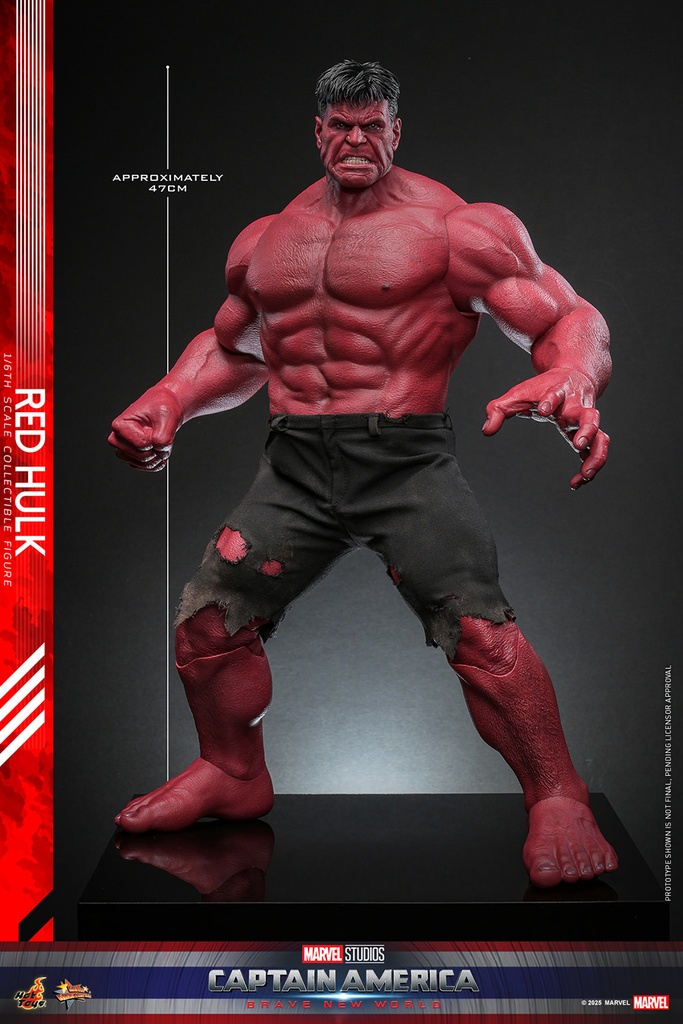 Red Hulk "CAPITÁN AMÉRICA 4: BRAVE NEW WORLD" – HOT TOYS – PREVENTA