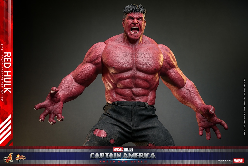 Red Hulk "CAPITÁN AMÉRICA 4: BRAVE NEW WORLD" – HOT TOYS – PREVENTA