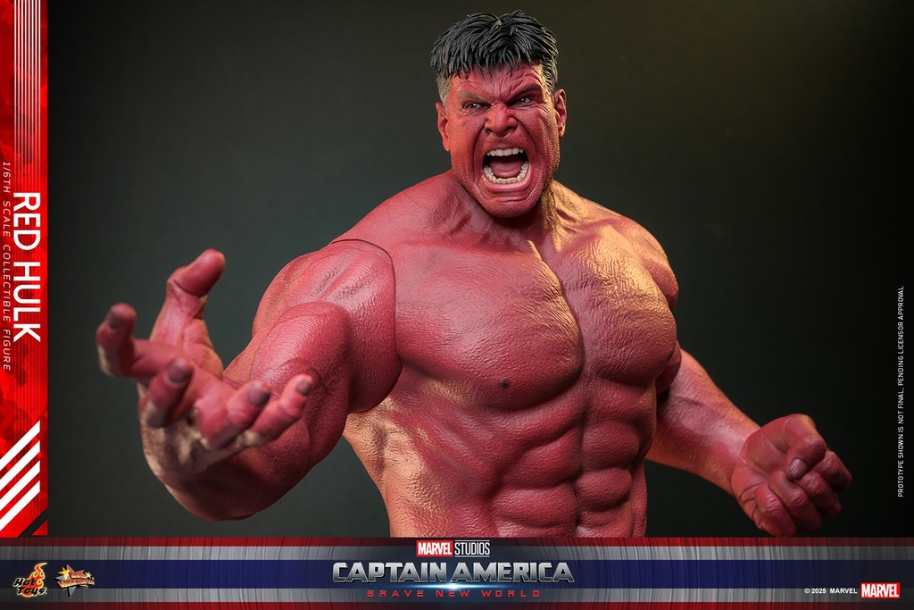 Red Hulk "CAPITÁN AMÉRICA 4: BRAVE NEW WORLD" – HOT TOYS – PREVENTA