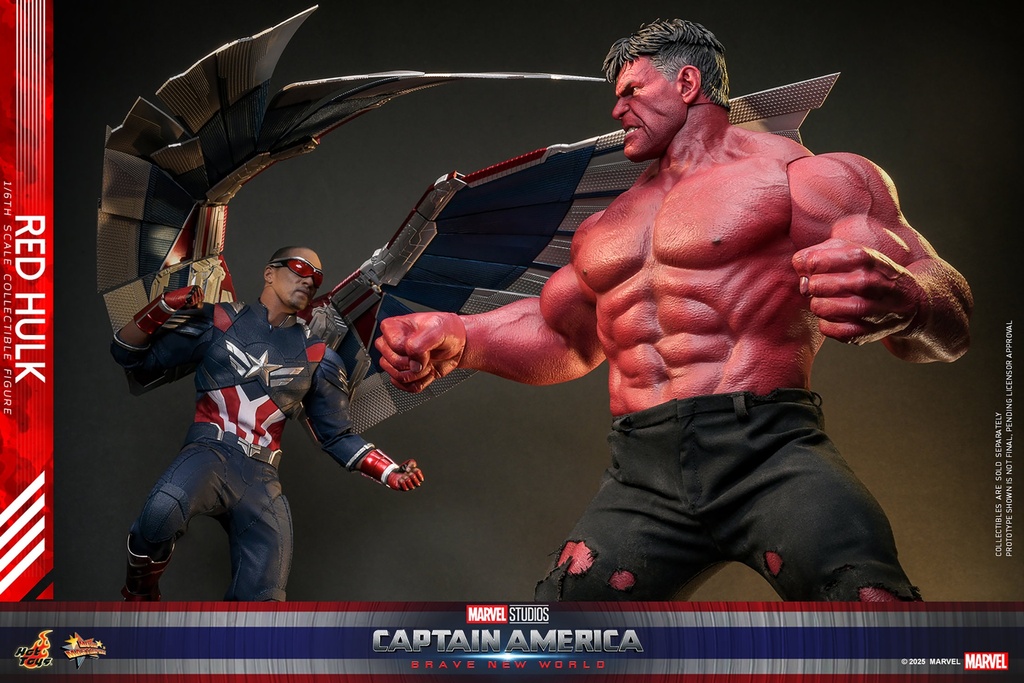 Red Hulk "CAPITÁN AMÉRICA 4: BRAVE NEW WORLD" – HOT TOYS – PREVENTA