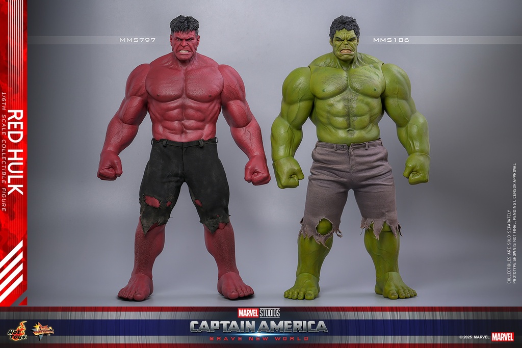Red Hulk "CAPITÁN AMÉRICA 4: BRAVE NEW WORLD" – HOT TOYS – PREVENTA