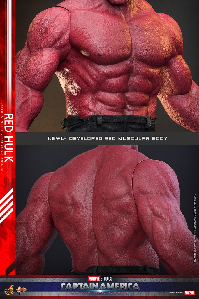 Red Hulk "CAPITÁN AMÉRICA 4: BRAVE NEW WORLD" – HOT TOYS – PREVENTA