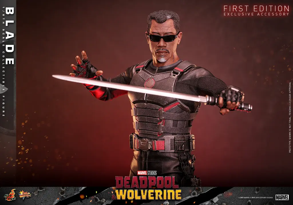 Blade Firt Edition Exclusive Accesory "Deadpool & Wolverine" – HOT TOYS – PREVENTA