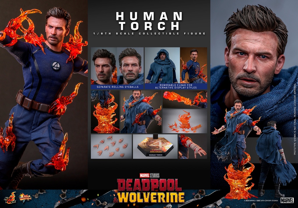 Human Torch "Deadpool & Wolverine" – HOT TOYS – PREVENTA
