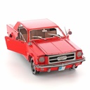 1965 Ford Mustang Coupe, Red Version - MMS056C - METAL EARTH