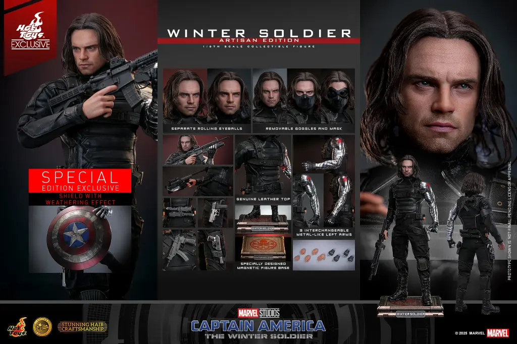 The Winter Soldier EXCLUSIVE "Captain America: The Winter Soldier" (ARTISAN SPECIAL EDITION) - HOT TOYS - PREVENTA 