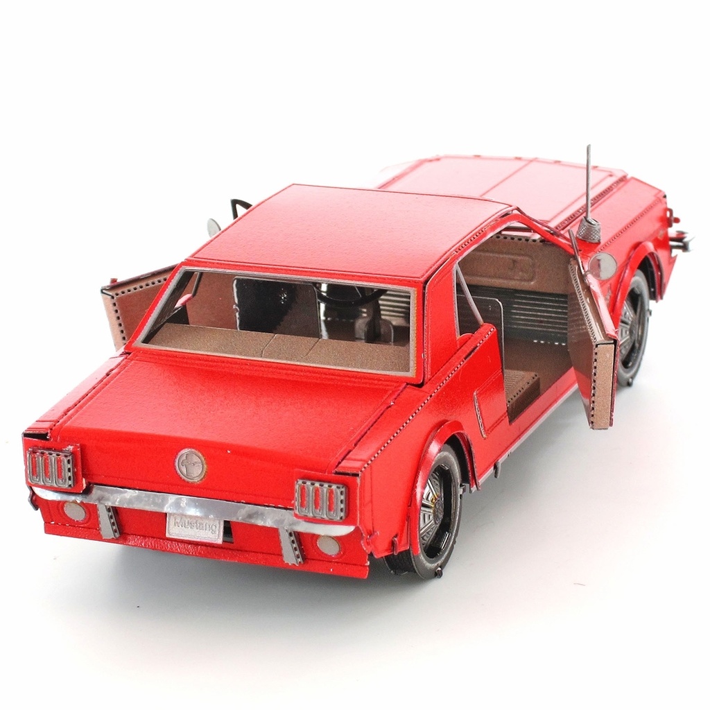 1965 Ford Mustang Coupe, Red Version - MMS056C - METAL EARTH
