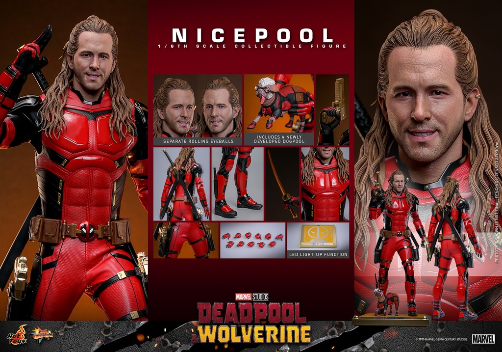 Nicepool "Deadpool & Wolverine" – HOT TOYS – PREVENTA
