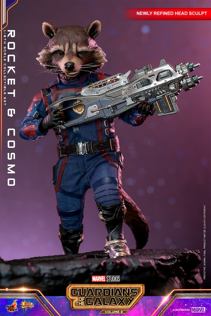 Rocket and Cosmo  Set Guardians of the Galaxy Vol. 3 - HOTTOYS