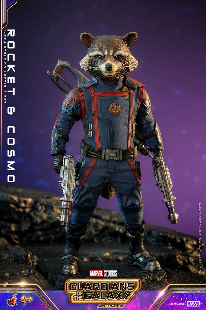 Rocket and Cosmo  Set Guardians of the Galaxy Vol. 3 - HOTTOYS