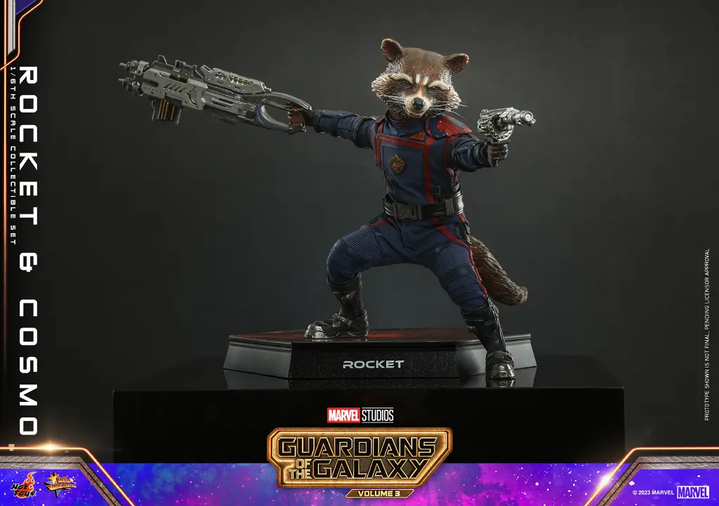 Rocket and Cosmo  Set Guardians of the Galaxy Vol. 3 - HOTTOYS
