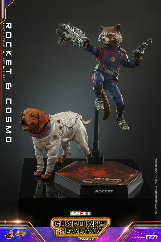 Rocket and Cosmo  Set Guardians of the Galaxy Vol. 3 - HOTTOYS