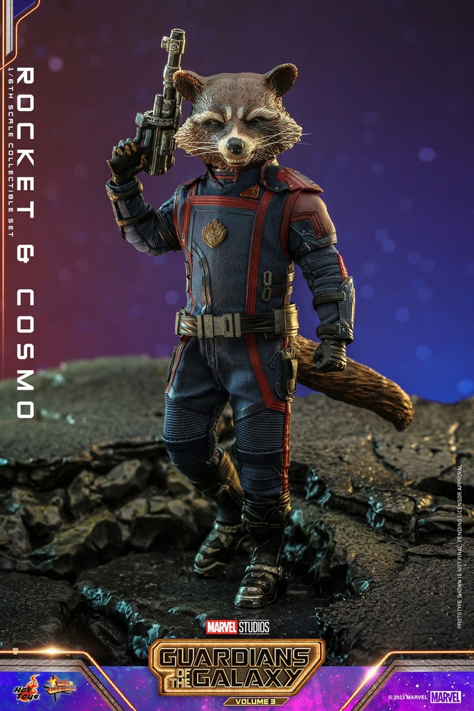 Rocket and Cosmo  Set Guardians of the Galaxy Vol. 3 - HOTTOYS