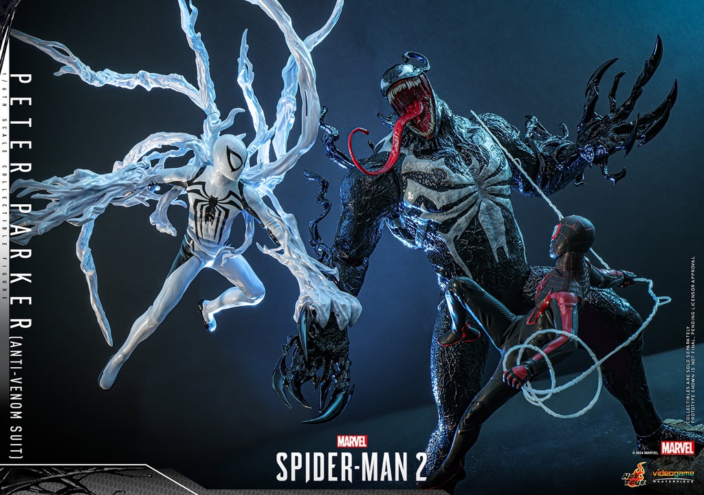 Peter Parker (Anti-Venom Suit) "Marvel’s Spider-Man 2" – HOT TOYS - PREVENTA