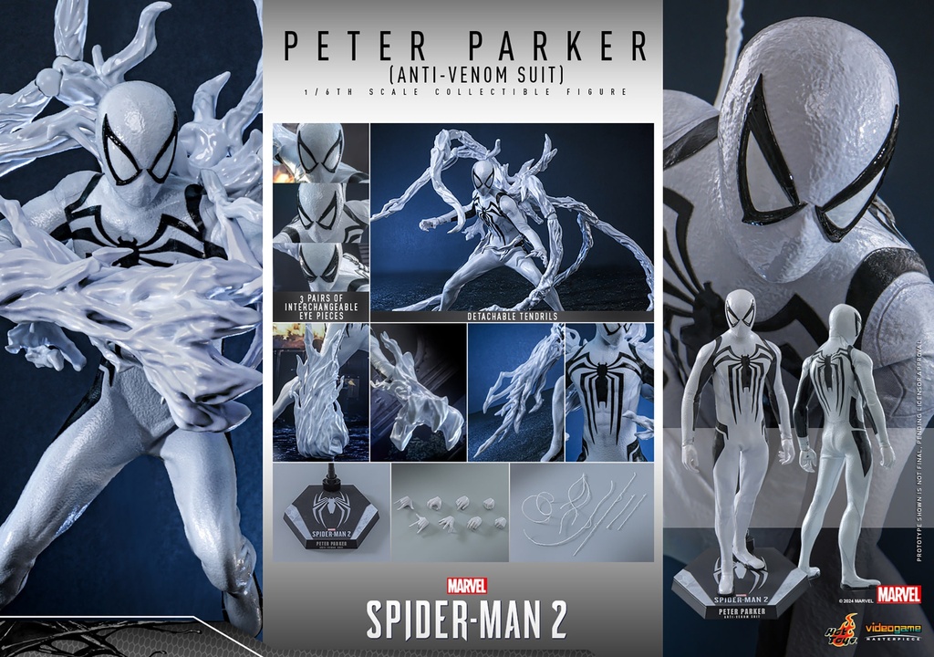 Peter Parker (Anti-Venom Suit) "Marvel’s Spider-Man 2" – HOT TOYS - PREVENTA