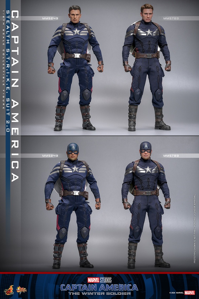 Captain America (Stealth S.T.R.I.K.E. Suit) 2.0 – The Winter Soldier – HOT TOYS - PREVENTA 